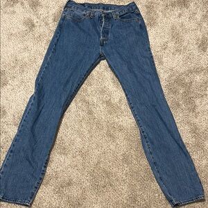 Levi's Blue Denim Jeans 501 Red Label